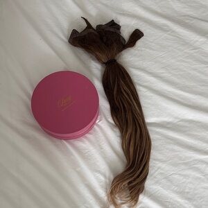 20" Seamless Chestnut Brown Balayage Clip-Ins (180g) - Luxy Hair